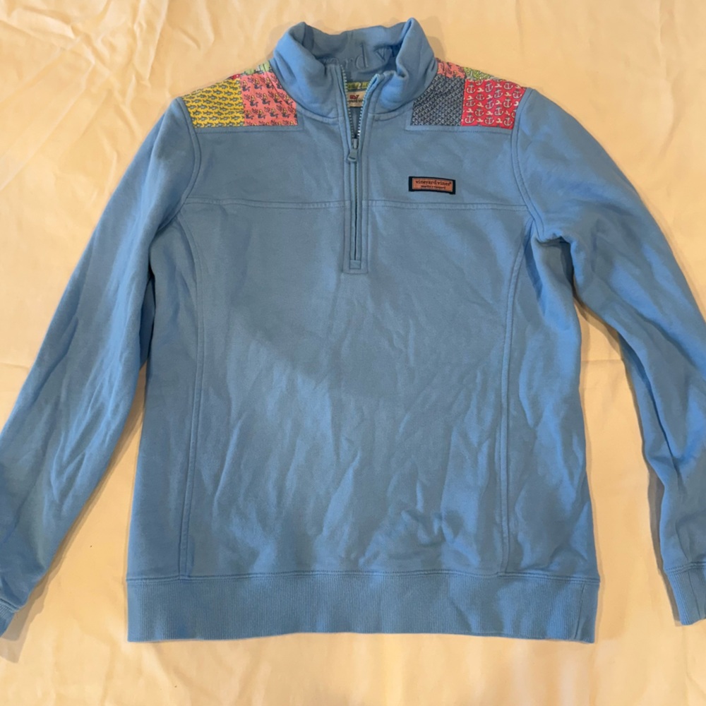 Vineyard Vines Women's Patchwork Pullover Quarter… - image 7